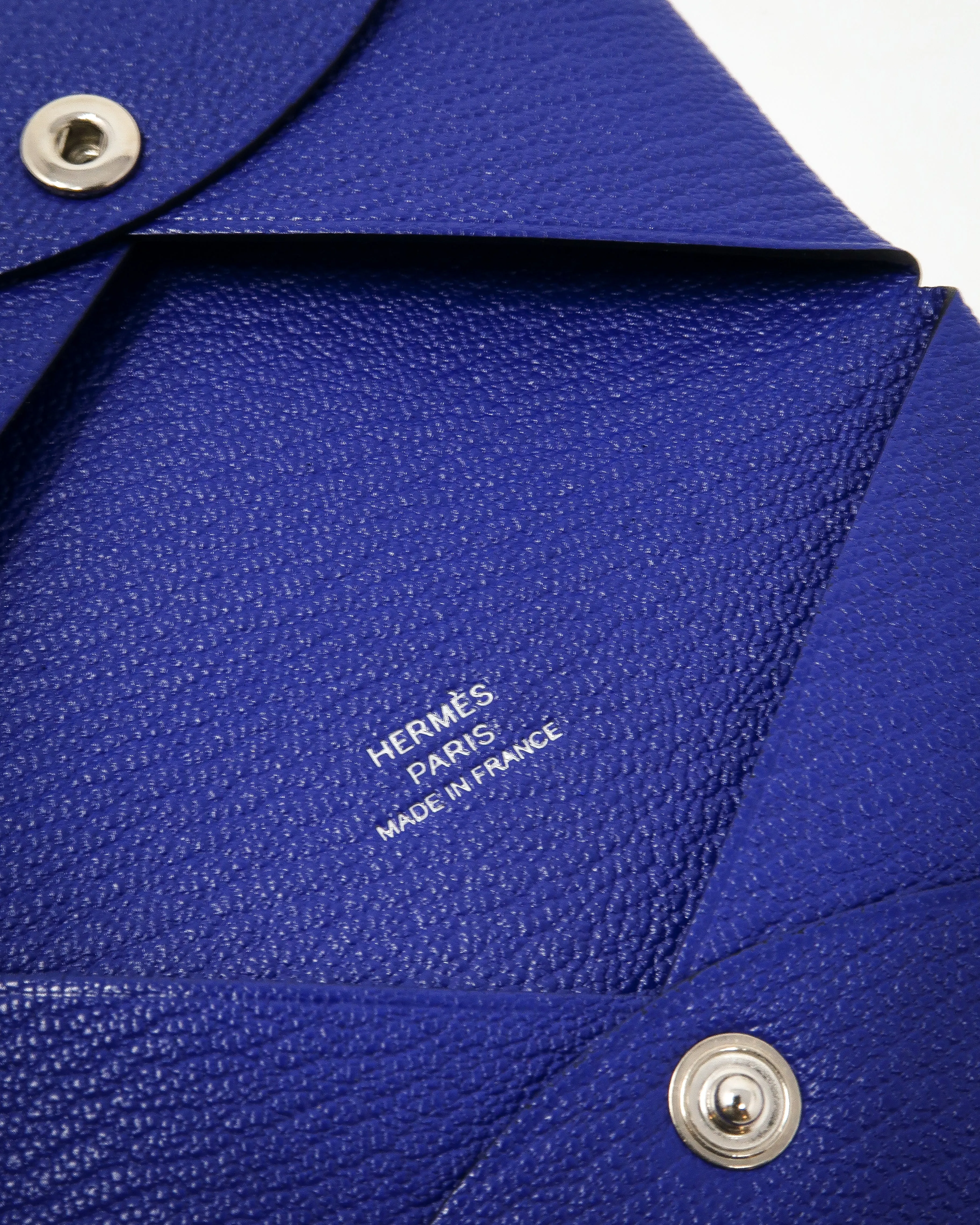 Hermes Electric Blue Coin Pouch and Card Holder