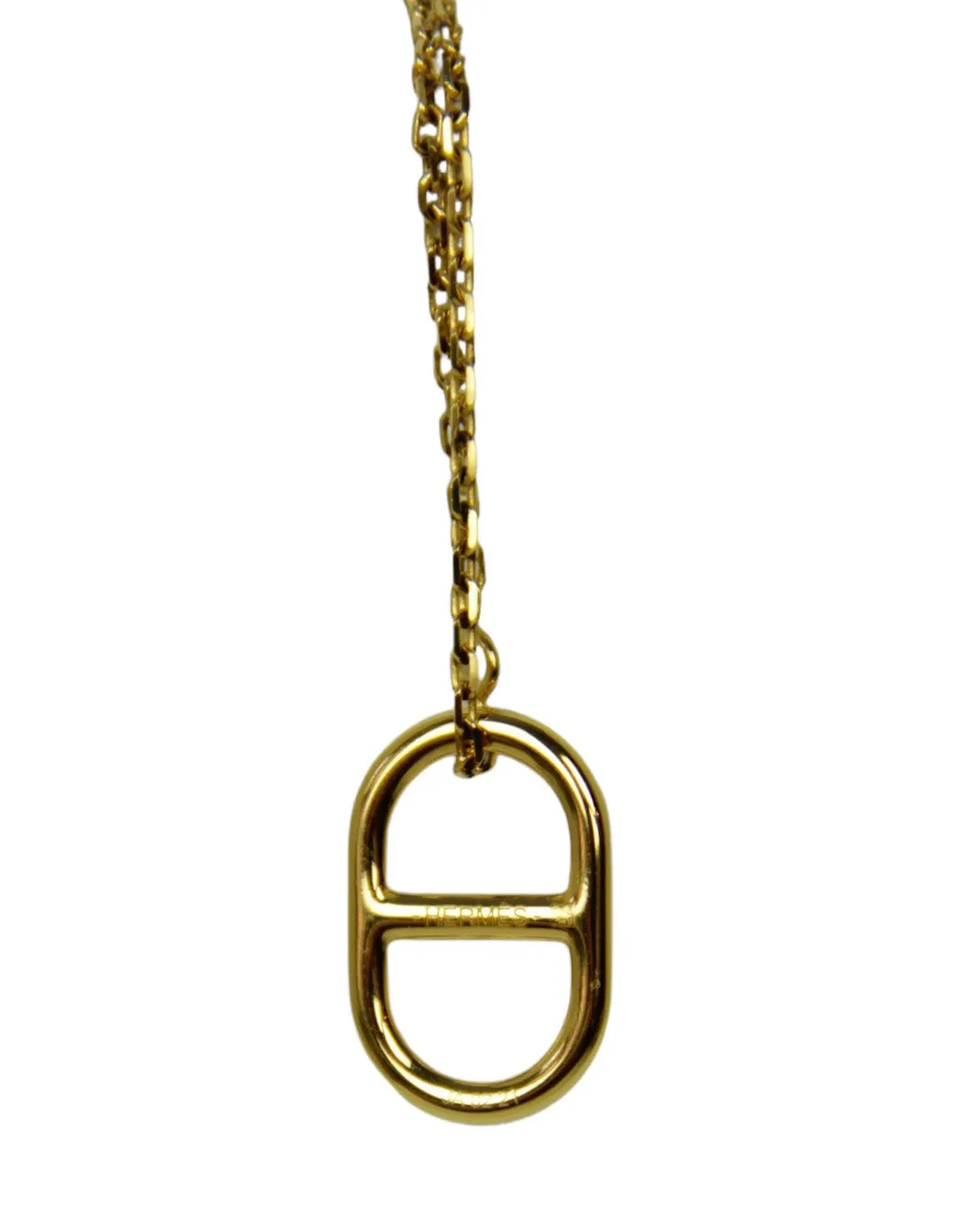 Hermes Gold/ Swift O'Maillon Pendant Necklace