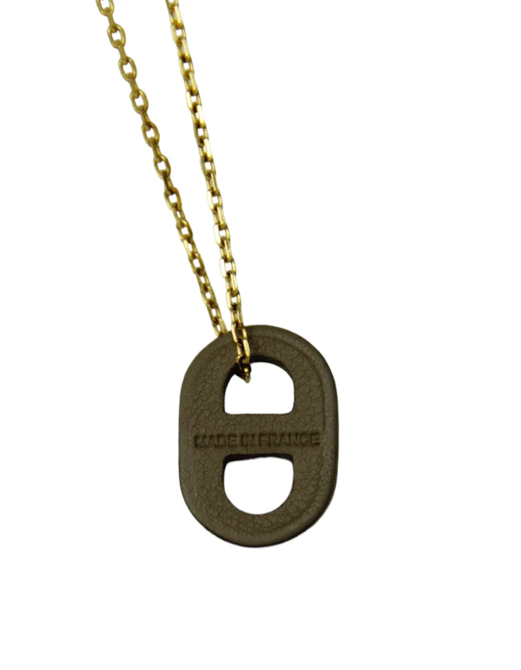 Hermes Gold/ Swift O'Maillon Pendant Necklace