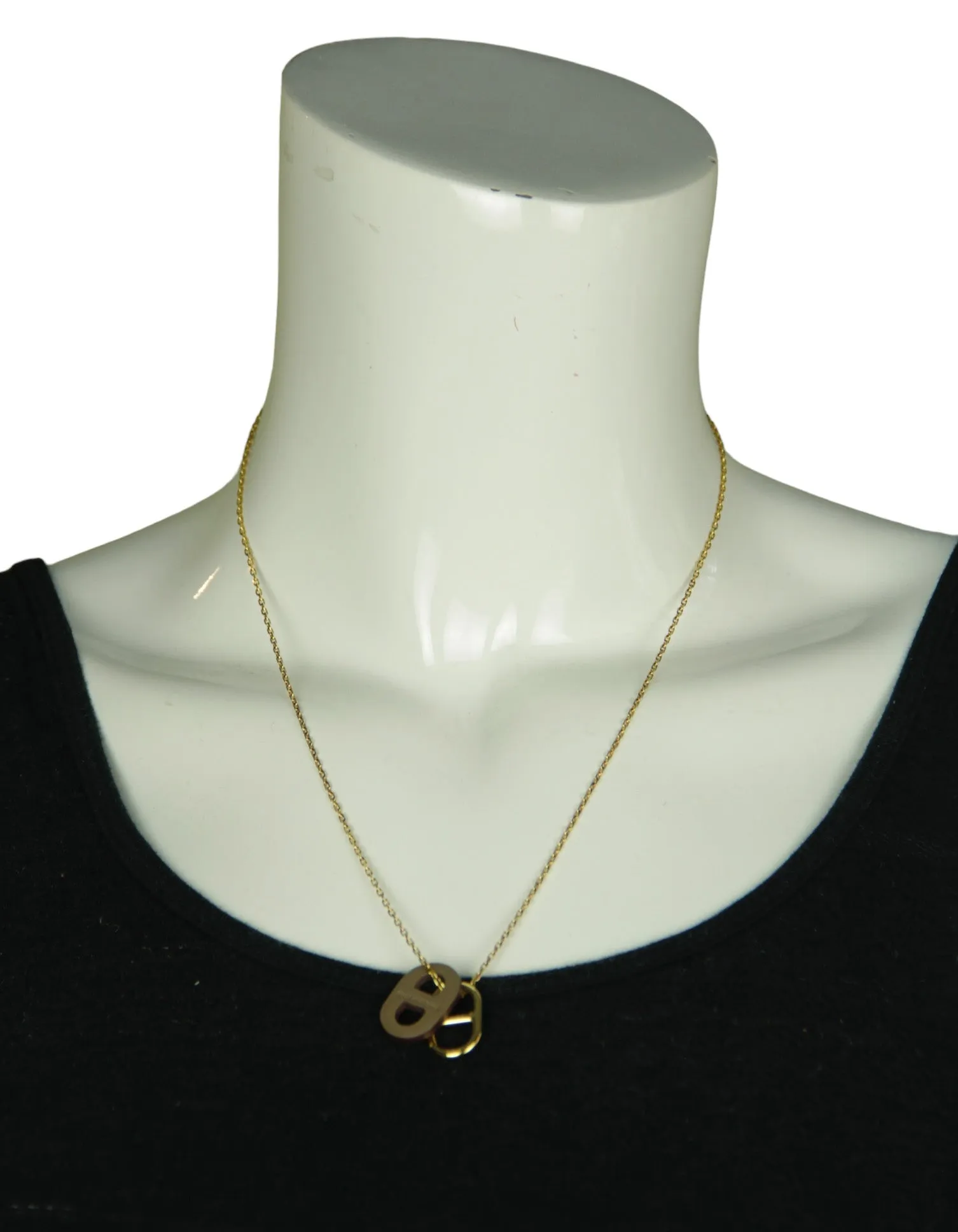Hermes Gold/ Swift O'Maillon Pendant Necklace