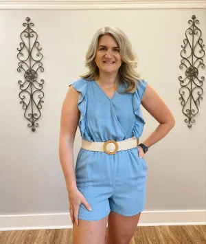 Hey Chambray Romper