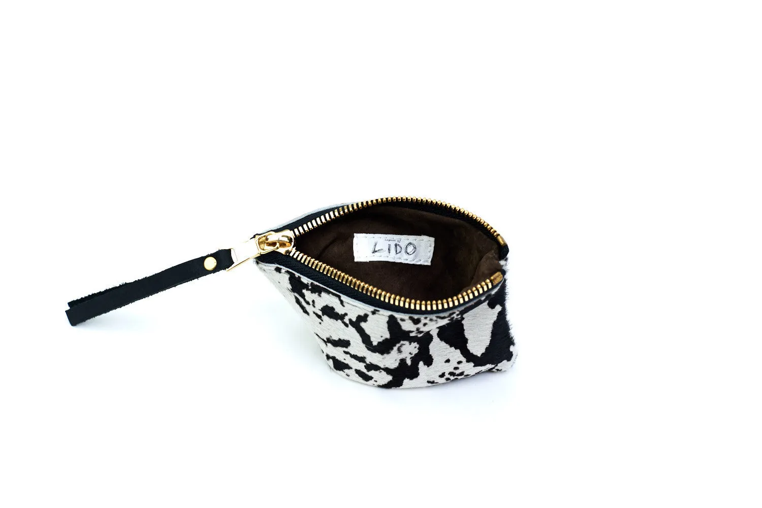 Hide Pouch, In Zebra
