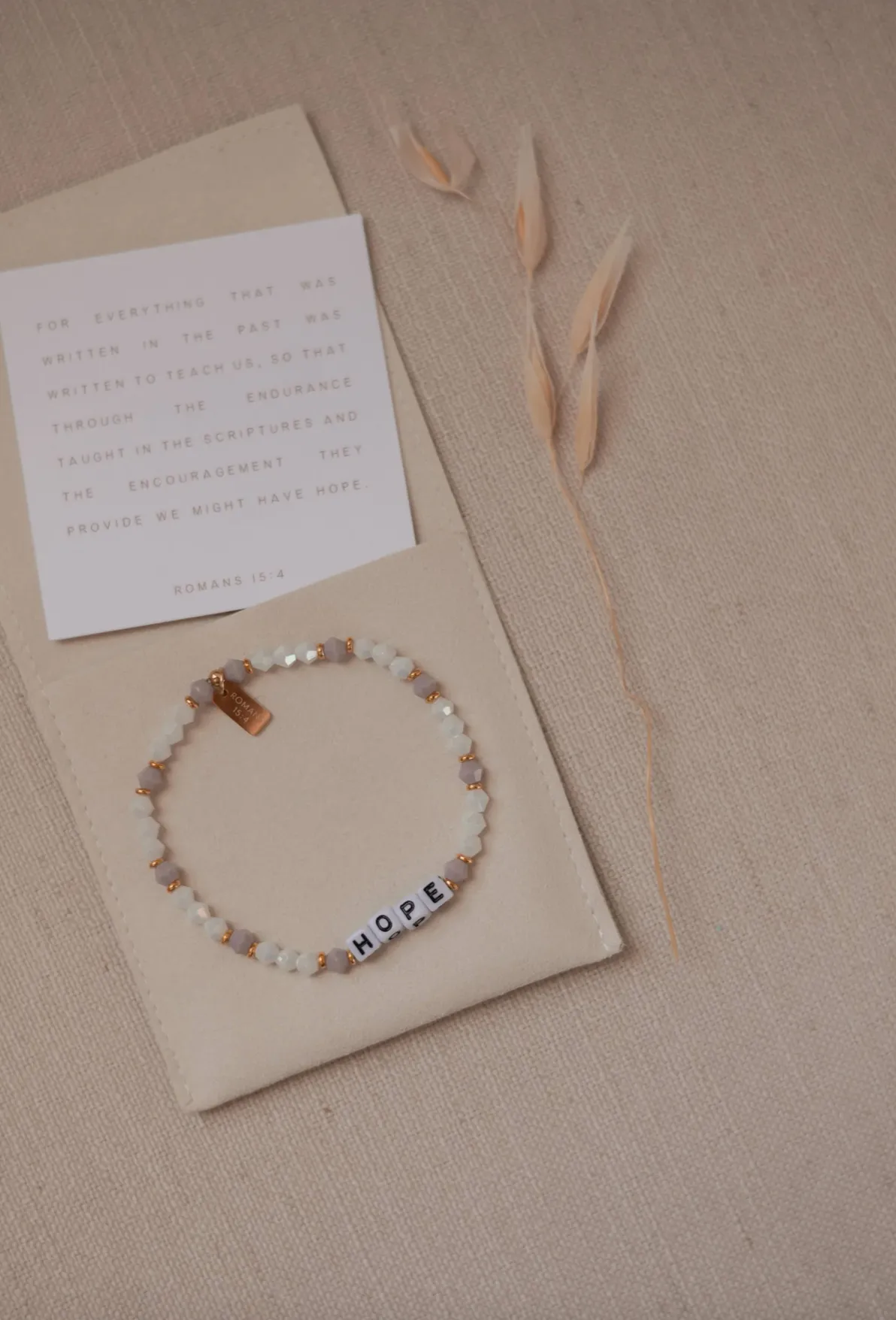 Hope Beaded Bracelet