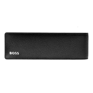 HUGO BOSS HLD417A - Double pen pouch Classic Grained Black