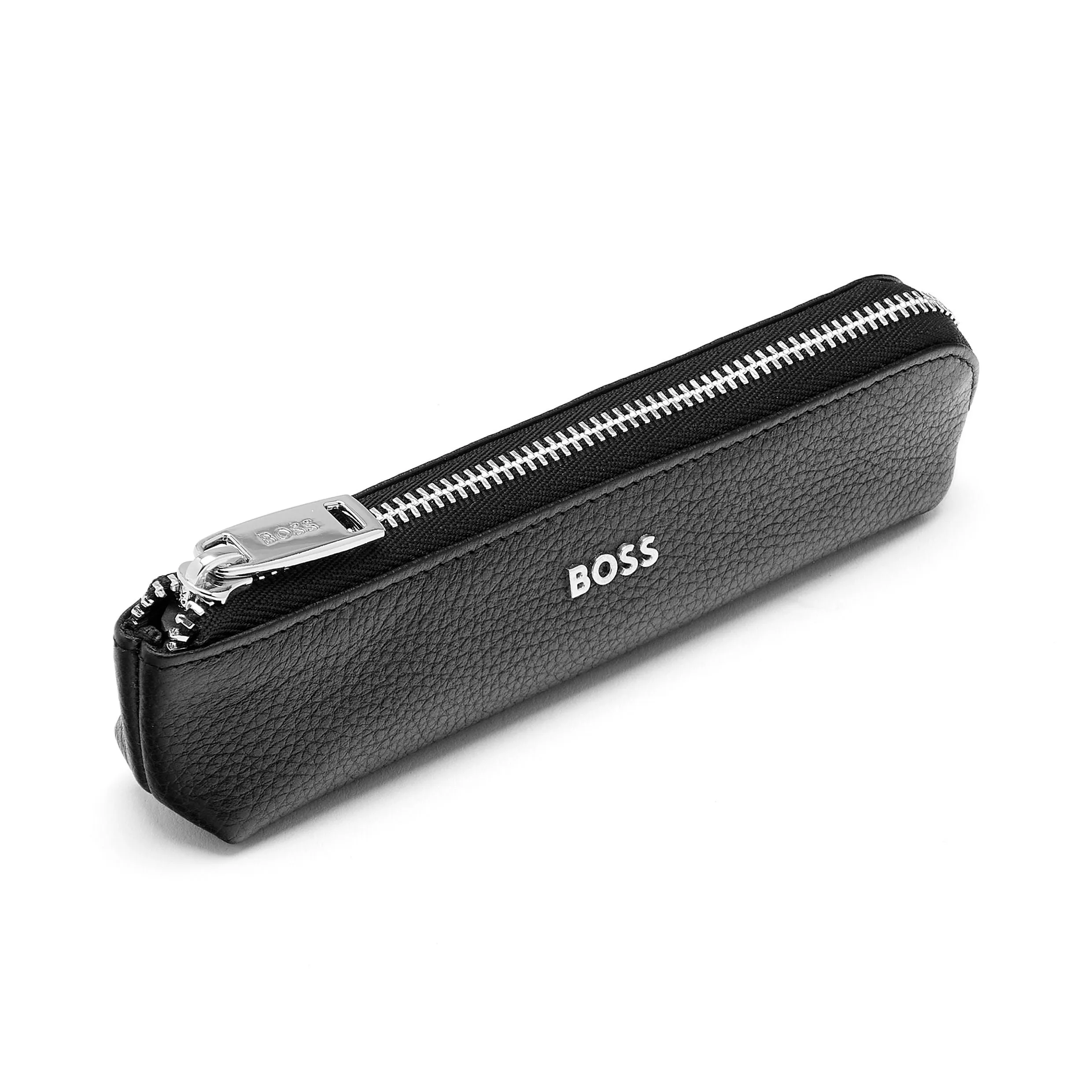 HUGO BOSS HLS417A - Small pen case Classic Grained Black