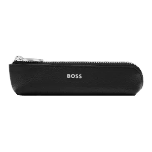 HUGO BOSS HLS417A - Small pen case Classic Grained Black