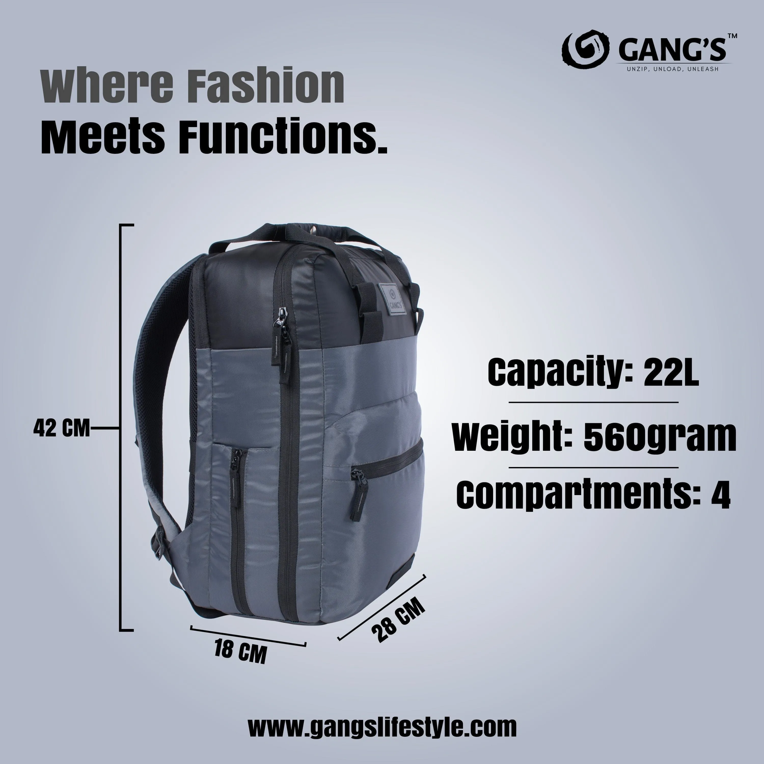 HyperPro Laptop Backpack - 25L