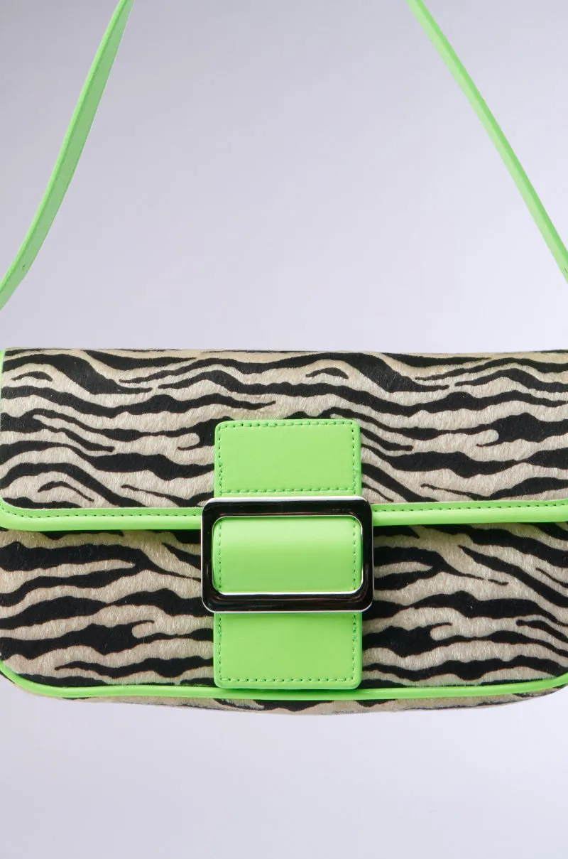I LIKE IT WILD ZEBRA BAG
