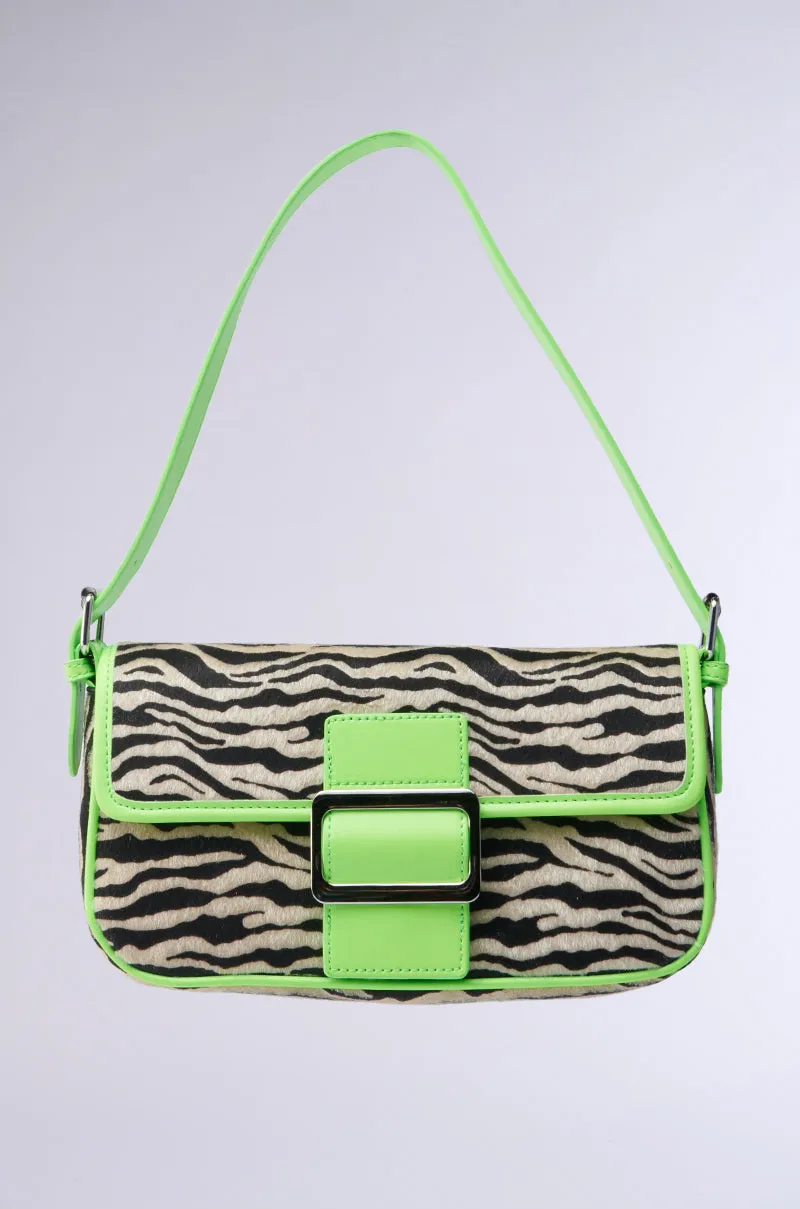 I LIKE IT WILD ZEBRA BAG