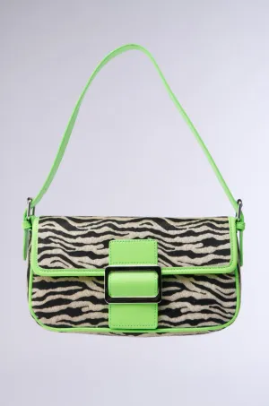 I LIKE IT WILD ZEBRA BAG