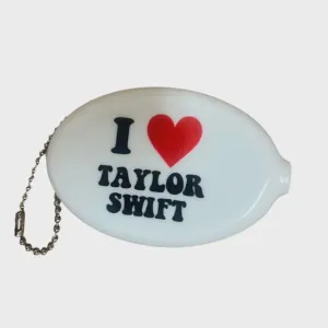 I Love Taylor Coin Pouch