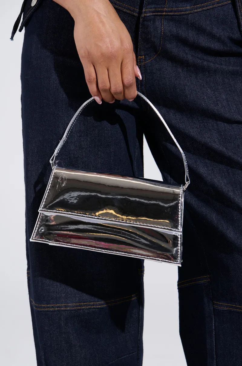 I STAND ALONE CHROME PURSE