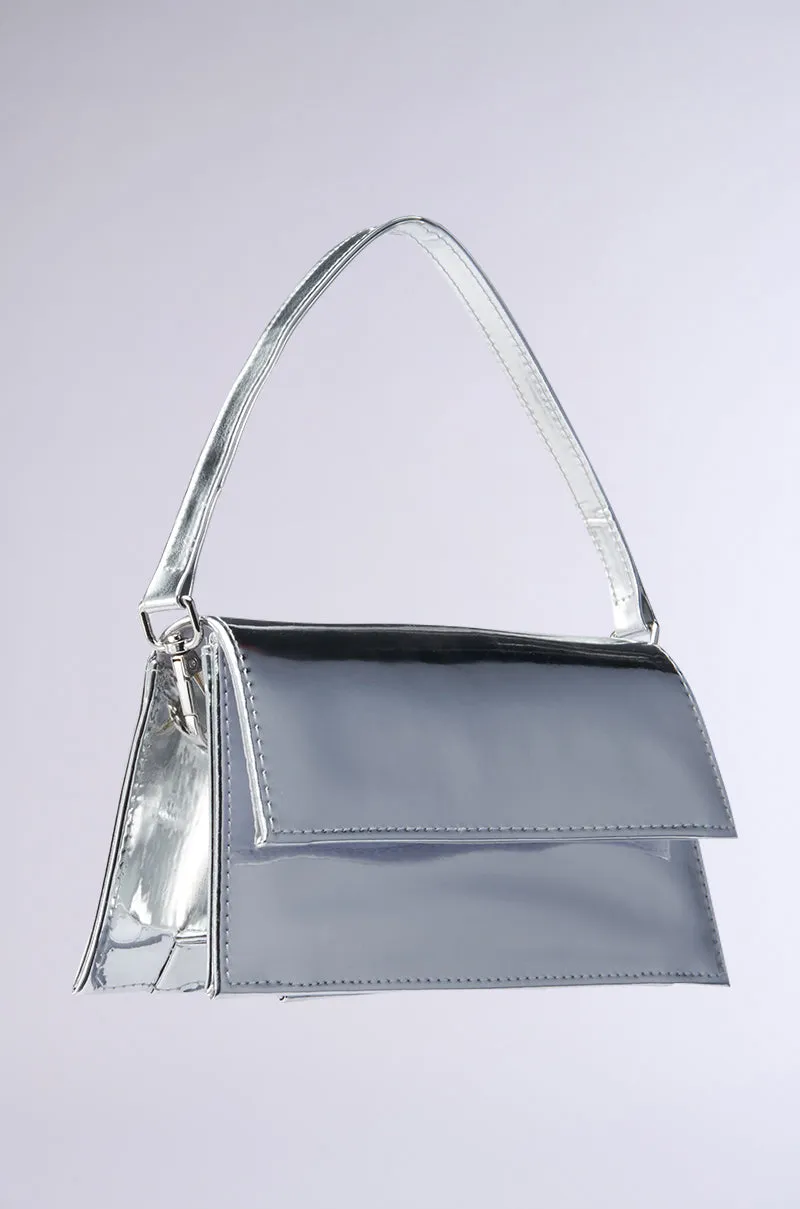 I STAND ALONE CHROME PURSE