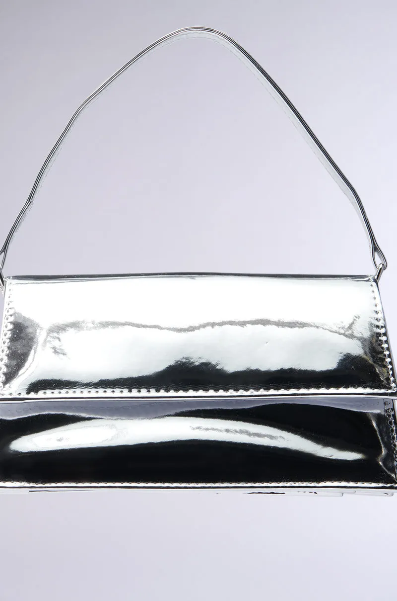 I STAND ALONE CHROME PURSE