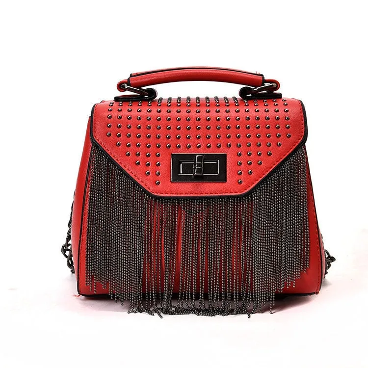 Isis Luxury Designer Rivet Tote Cross Body Bags