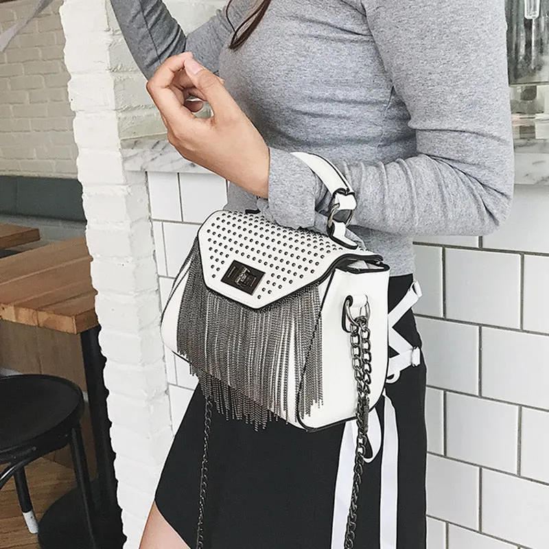 Isis Luxury Designer Rivet Tote Cross Body Bags