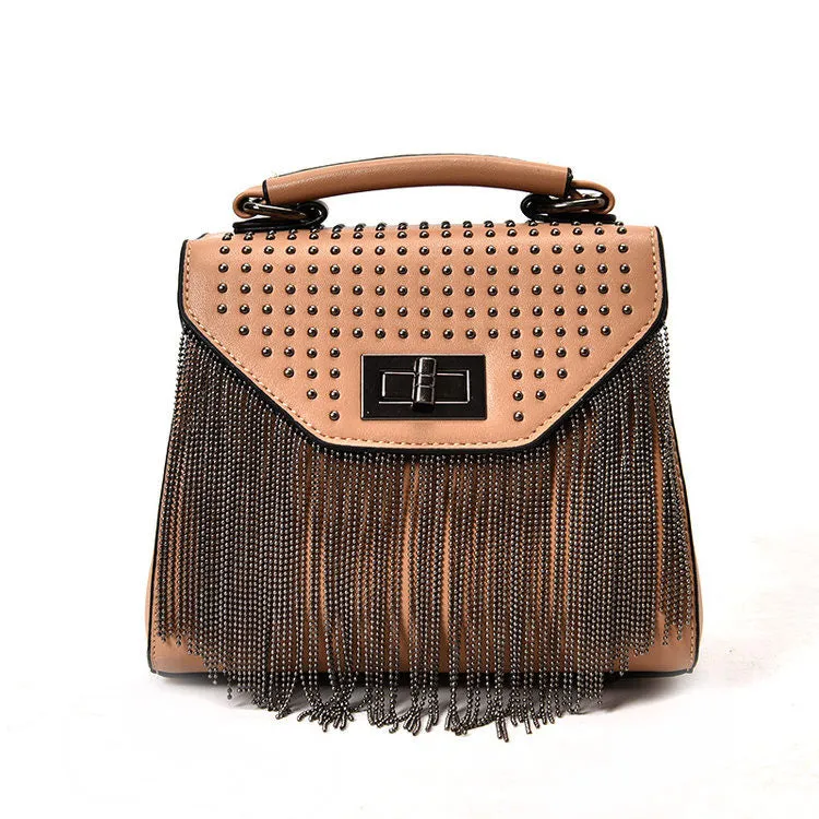 Isis Luxury Designer Rivet Tote Cross Body Bags