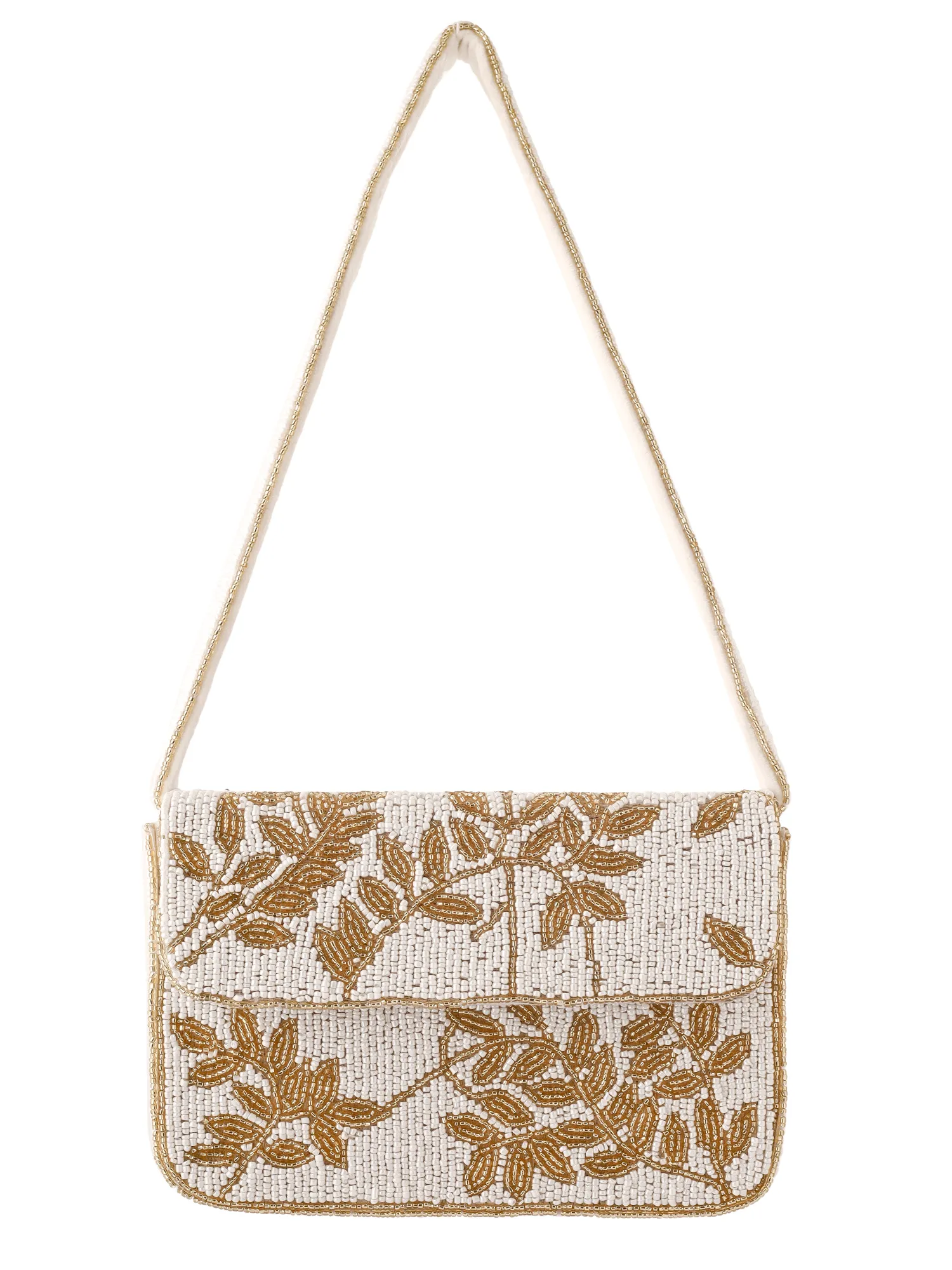 Ivory & Gold Gleam Purse