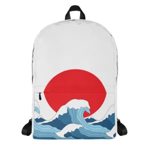 Japanese Wave - Sustainably Made Backpack