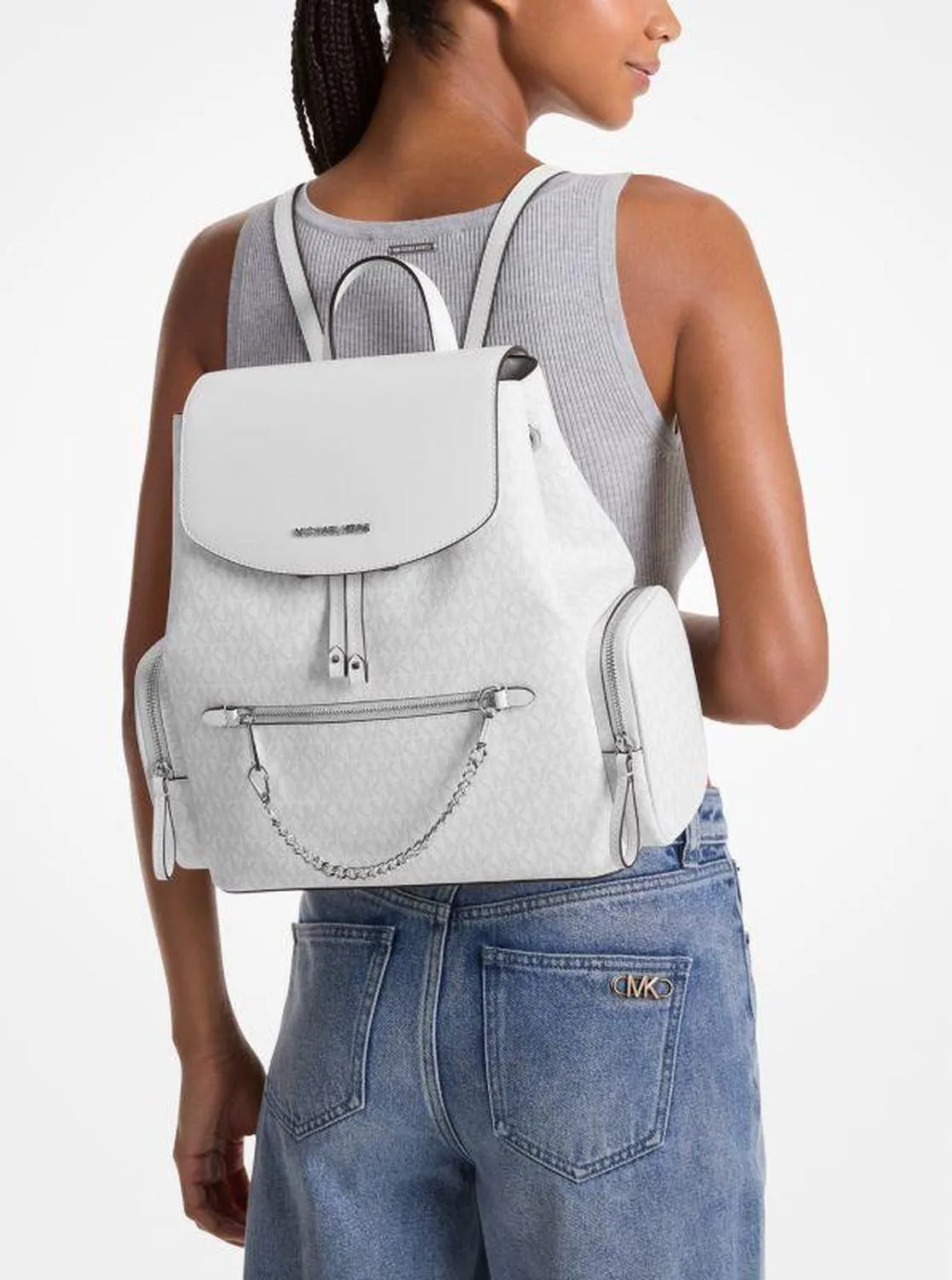 Jet Set Large Signature Logo Backpack