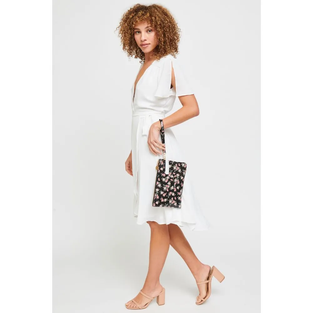 Joan Floral Wristlet