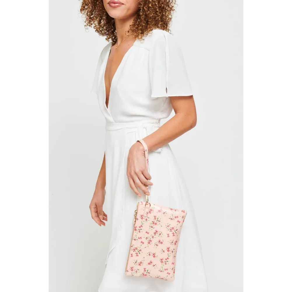 Joan Floral Wristlet