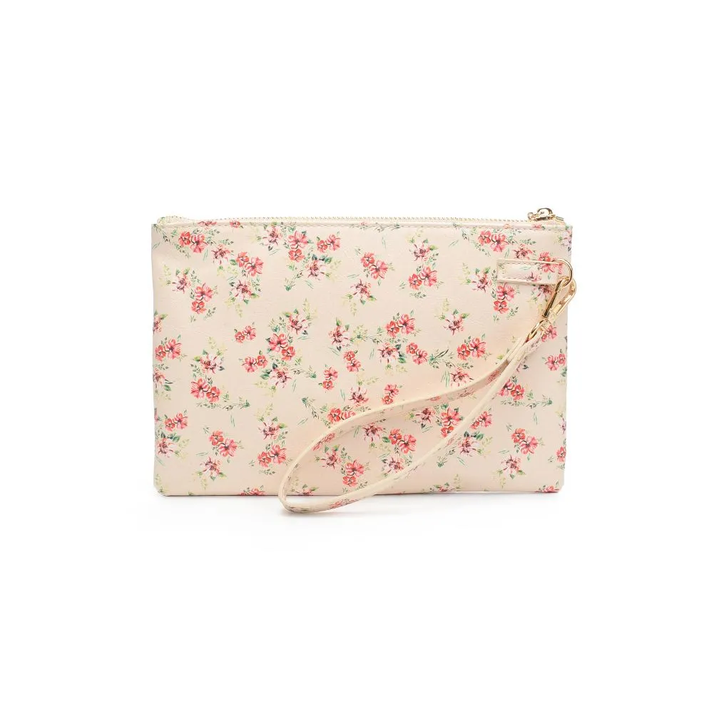 Joan Floral Wristlet