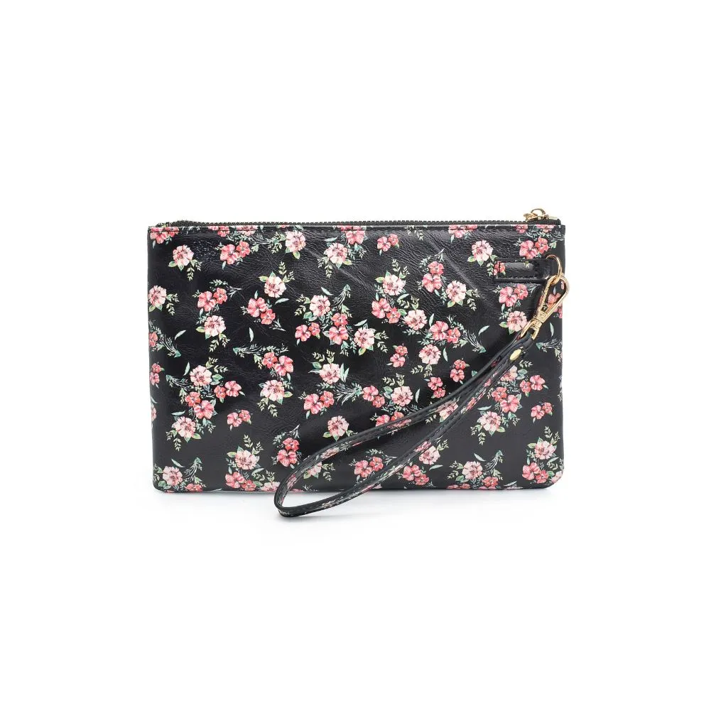 Joan Floral Wristlet