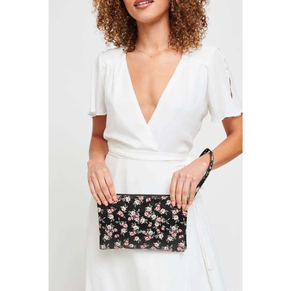 Joan Floral Wristlet
