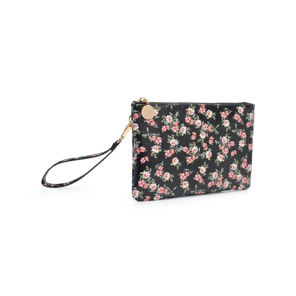 Joan Floral Wristlet