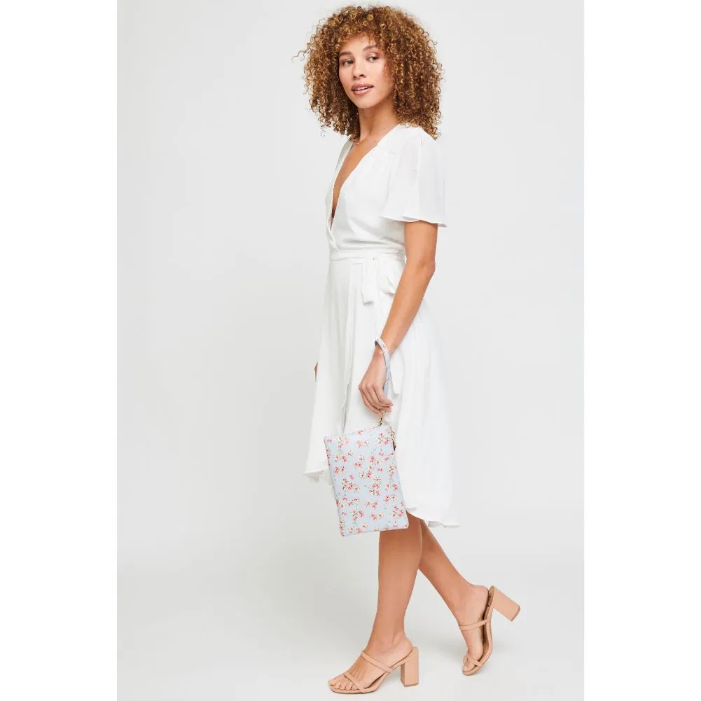 Joan Floral Wristlet