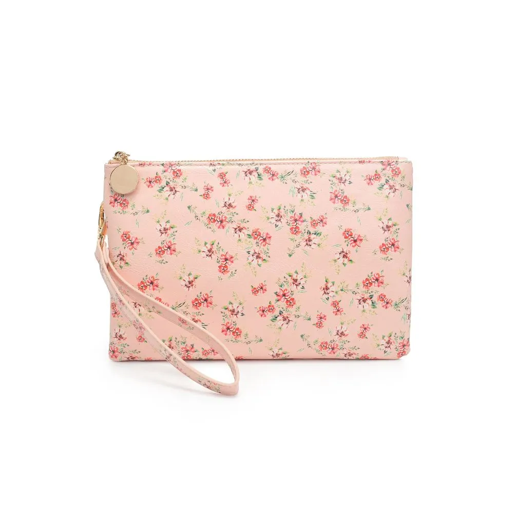 Joan Floral Wristlet