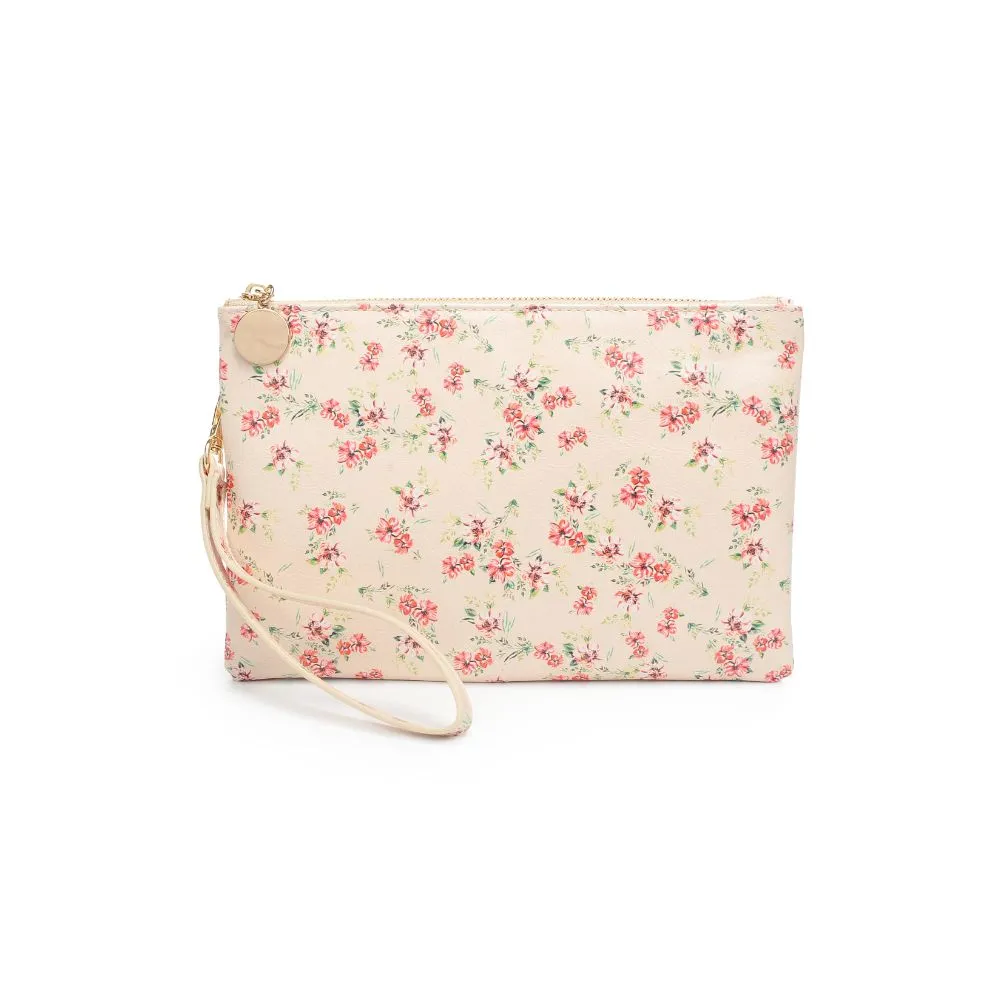 Joan Floral Wristlet
