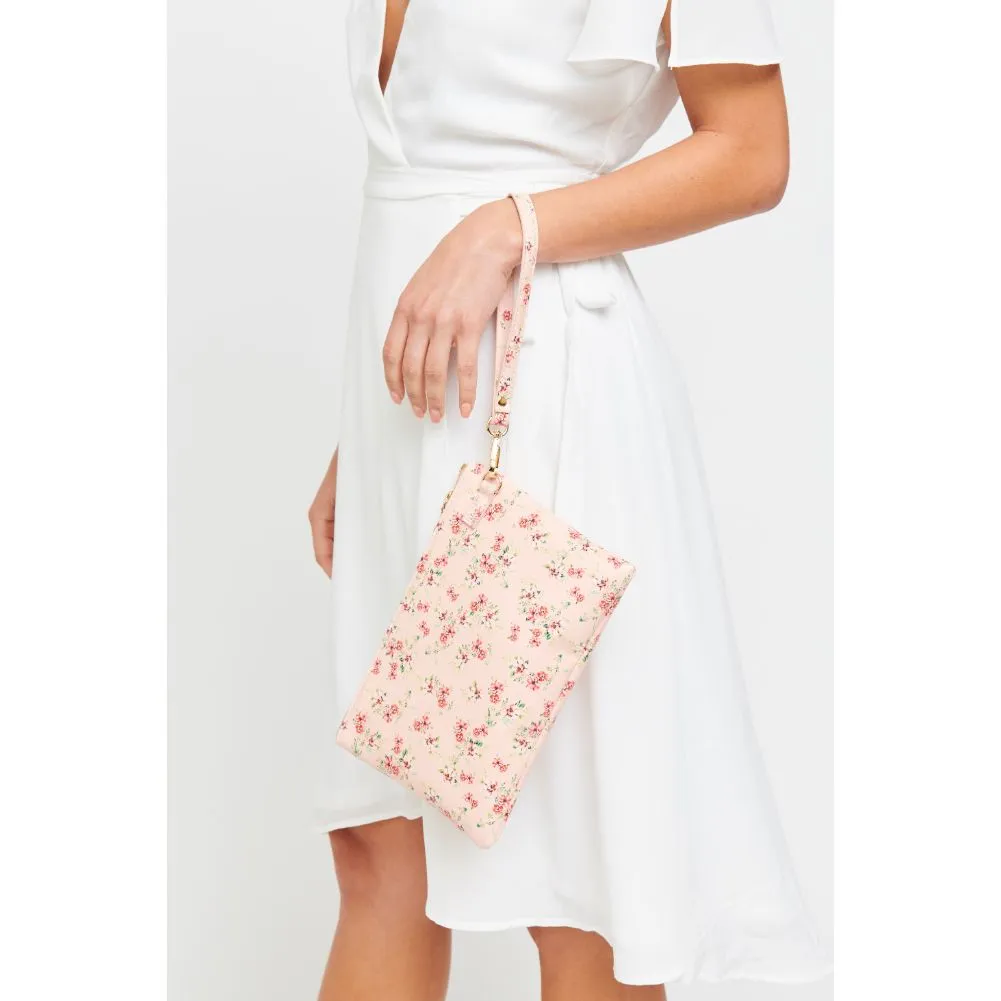 Joan Floral Wristlet