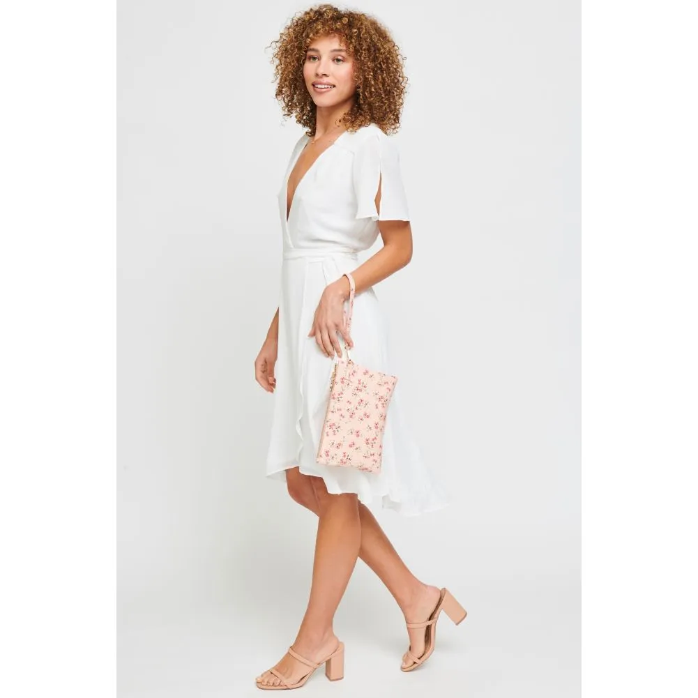 Joan Floral Wristlet
