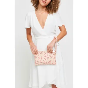 Joan Floral Wristlet
