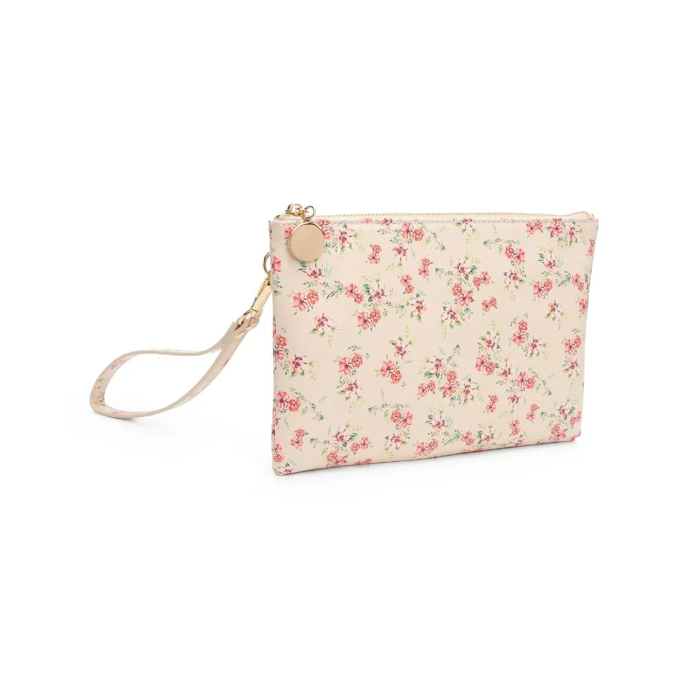 Joan Floral Wristlet
