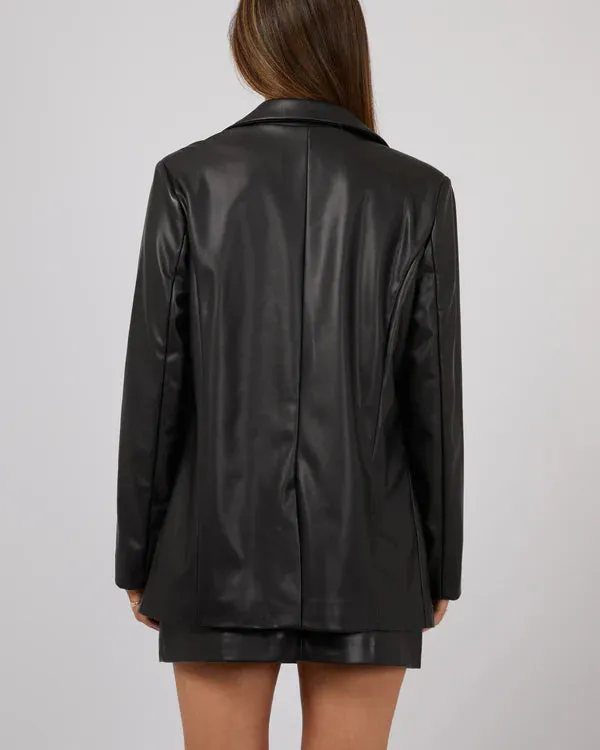 JORGE BROOKLYN BLAZER BLACK