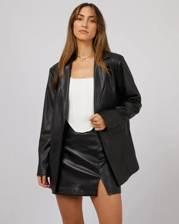 JORGE BROOKLYN BLAZER BLACK