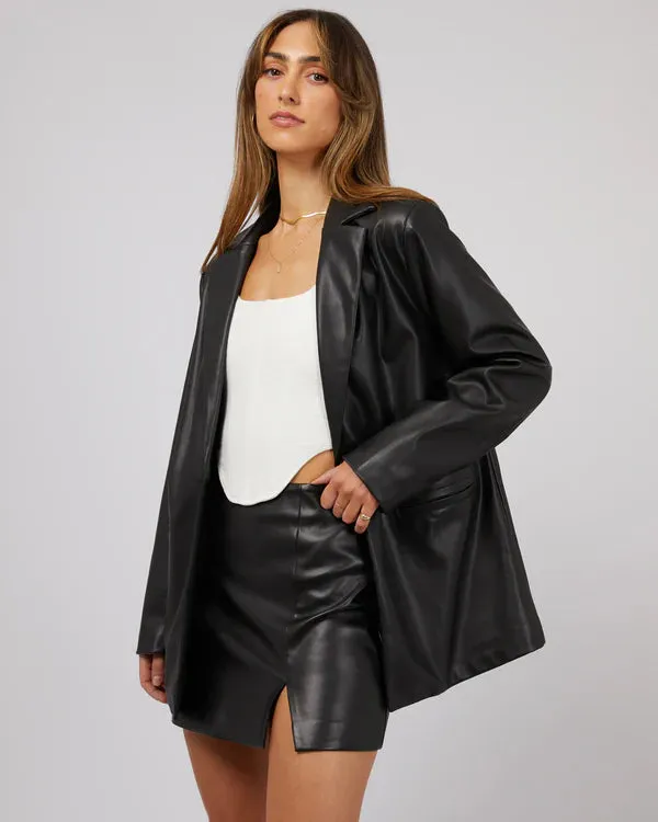 JORGE BROOKLYN BLAZER BLACK