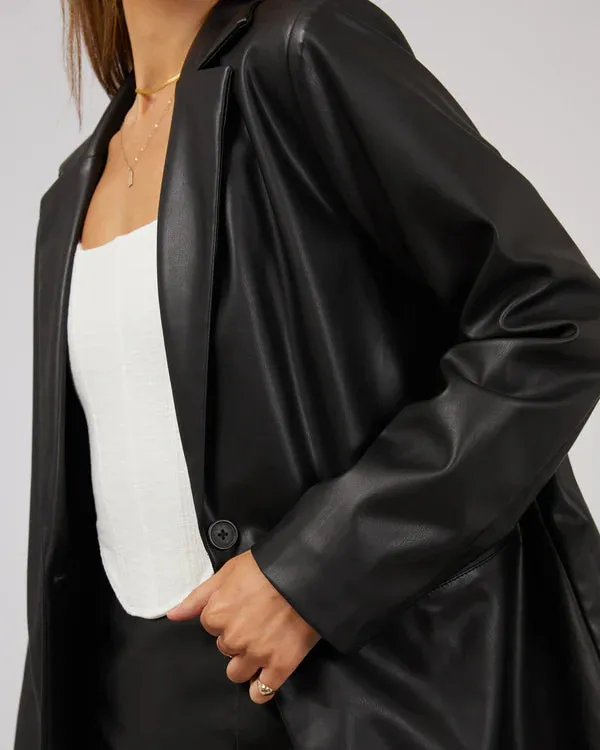 JORGE BROOKLYN BLAZER BLACK