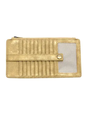 Joy Susan Kara Mini Wallet - Metallic Gold