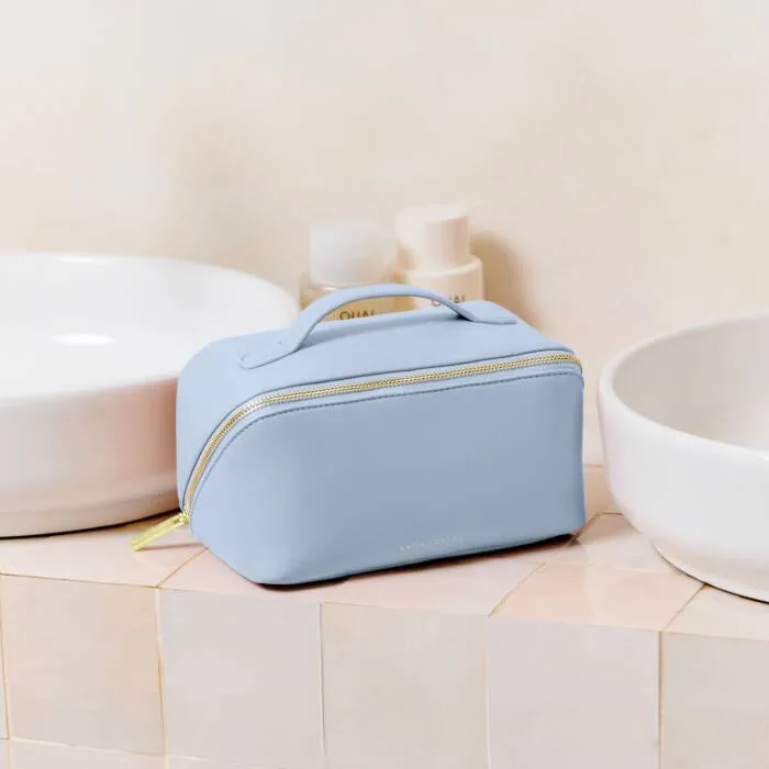 Katie Loxton Medium Make Up And Wash Bag-Blue Aura