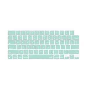 Keyboard Cover Skin For MacBook Air Pro 13 13.6 14 15.3 16 A2442 A2779 A2485 A2780 A2681 A2941 M1 M2 2021 to 2023 Mint Green