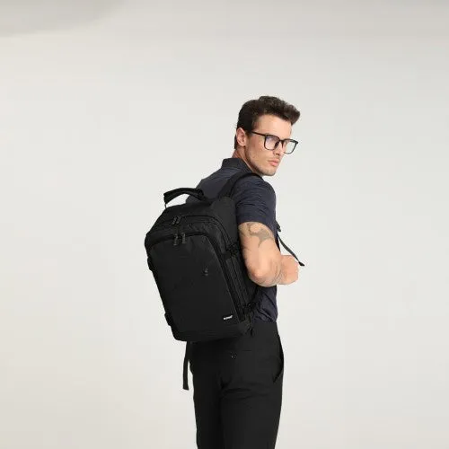 Kono Lightweight 20L Cabin Bag Travel Business Backpack - Black