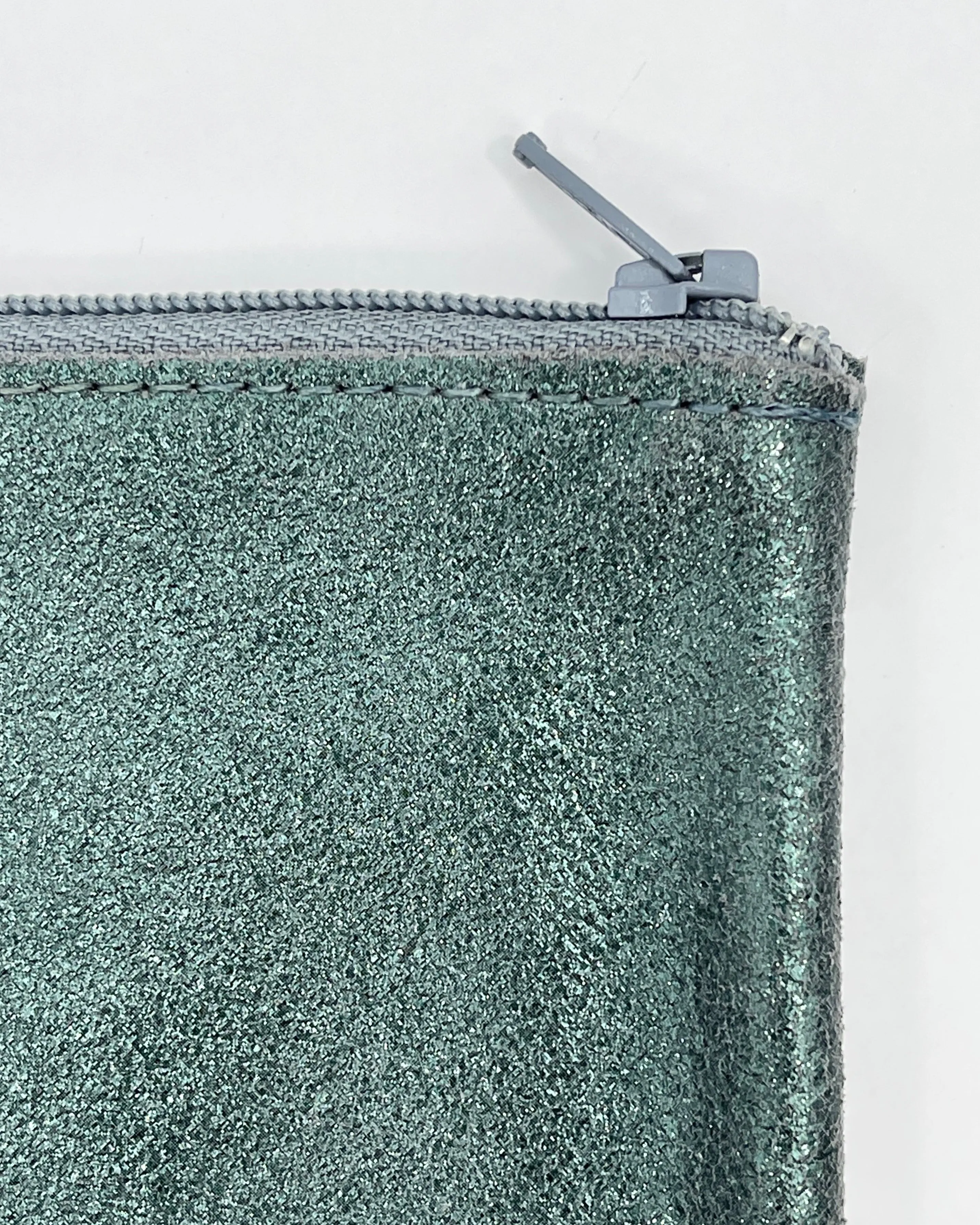 Large Leather Zip Pouches