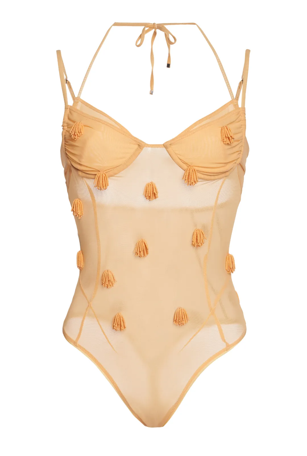 Le Body Ilha Beaded Mesh Bodysuit