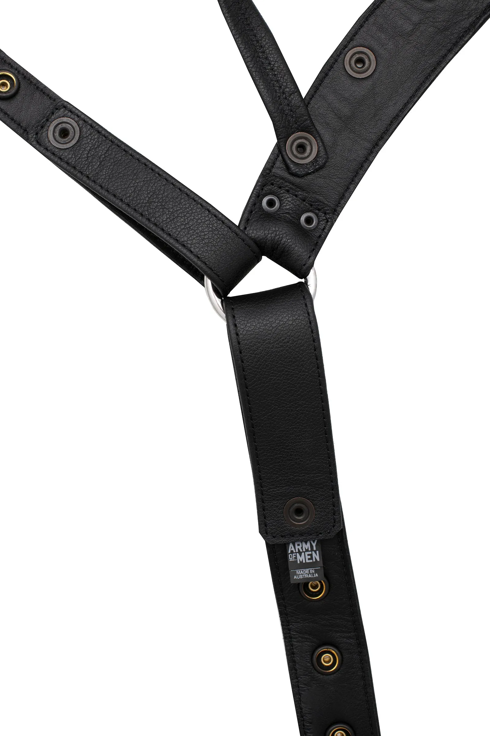 LEATHER JOCK - Stainless Steel
