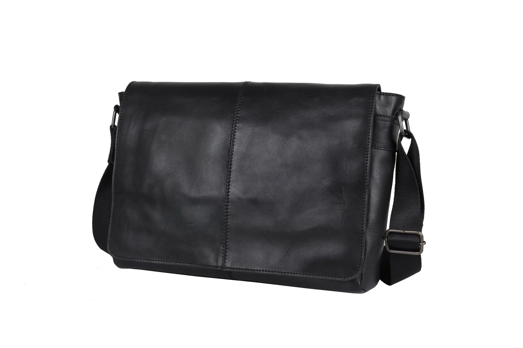 Leather Messenger Bag for Men - Lincoln 13
