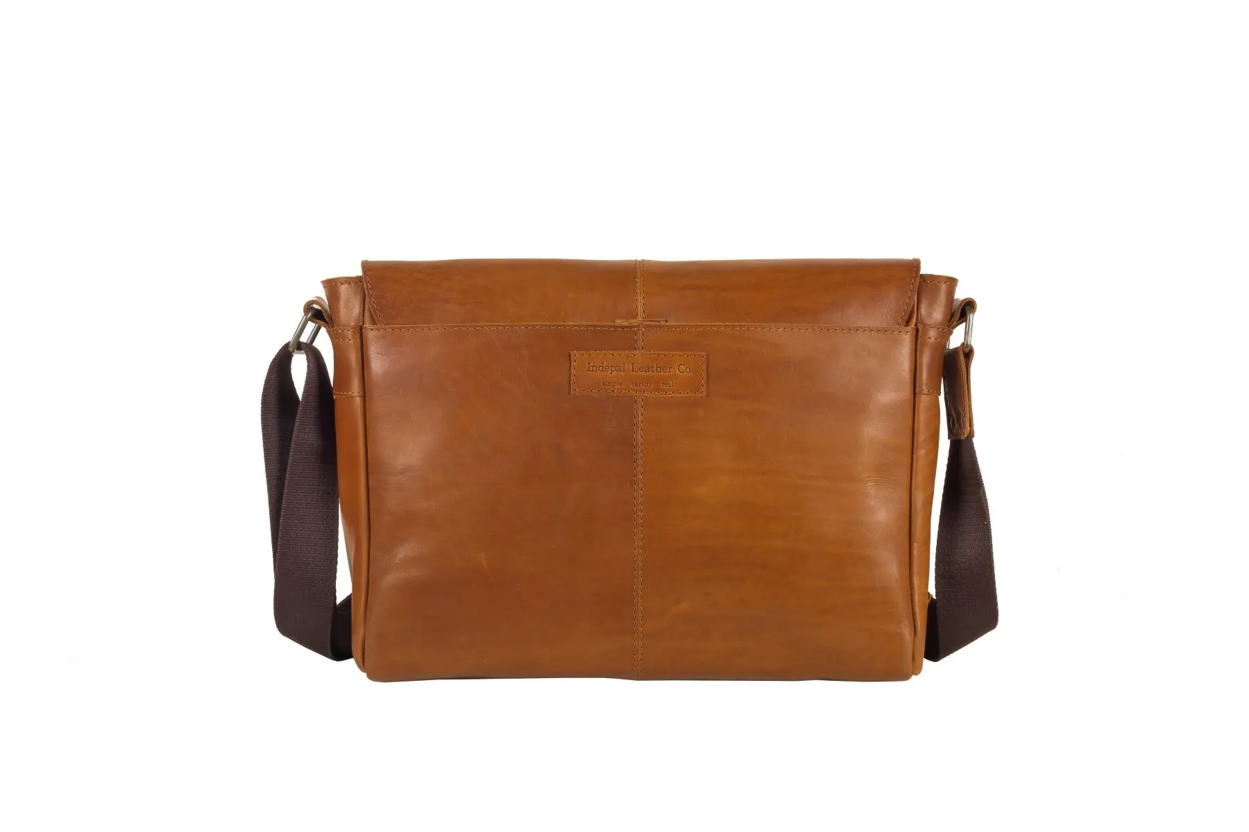 Leather Messenger Bag for Men - Lincoln 13